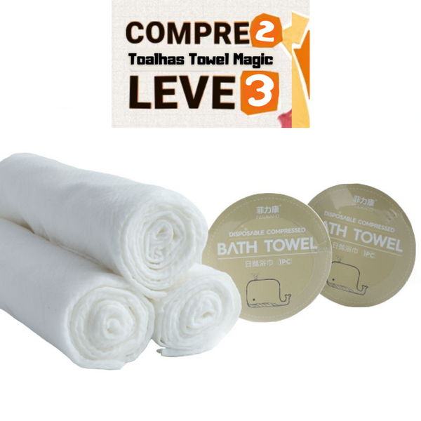 Toalha Towel Magic-Compre 2 LEVE 3