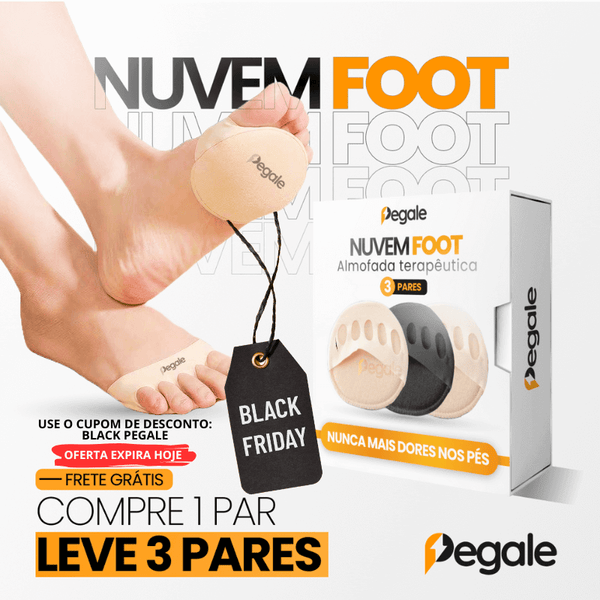 Almofada Terapêutica para Pés - Nuvem Foot - ÚLTIMO DIA NA PROMOÇÃO
