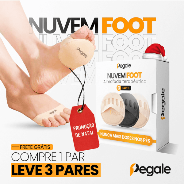 Almofada Terapêutica para Pés - Nuvem Foot - ÚLTIMO DIA NA PROMOÇÃO