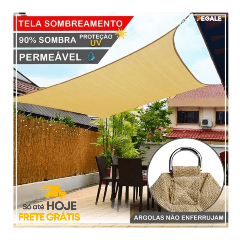 Toldo Portátil com Proteção UV - Flexível e Ultra Resistente