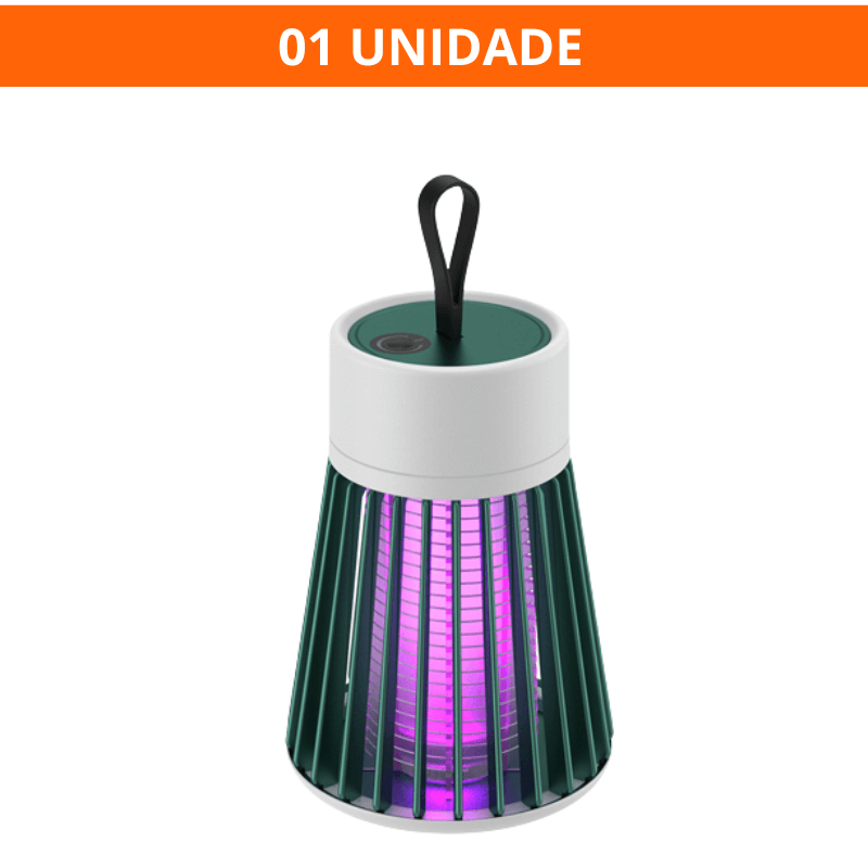 Abajur Mata Mosquito Killer® - Mini Vassourinha + Cabo USB de Brinde - ÚLTIMO DIA DE FRETE GRÁTIS