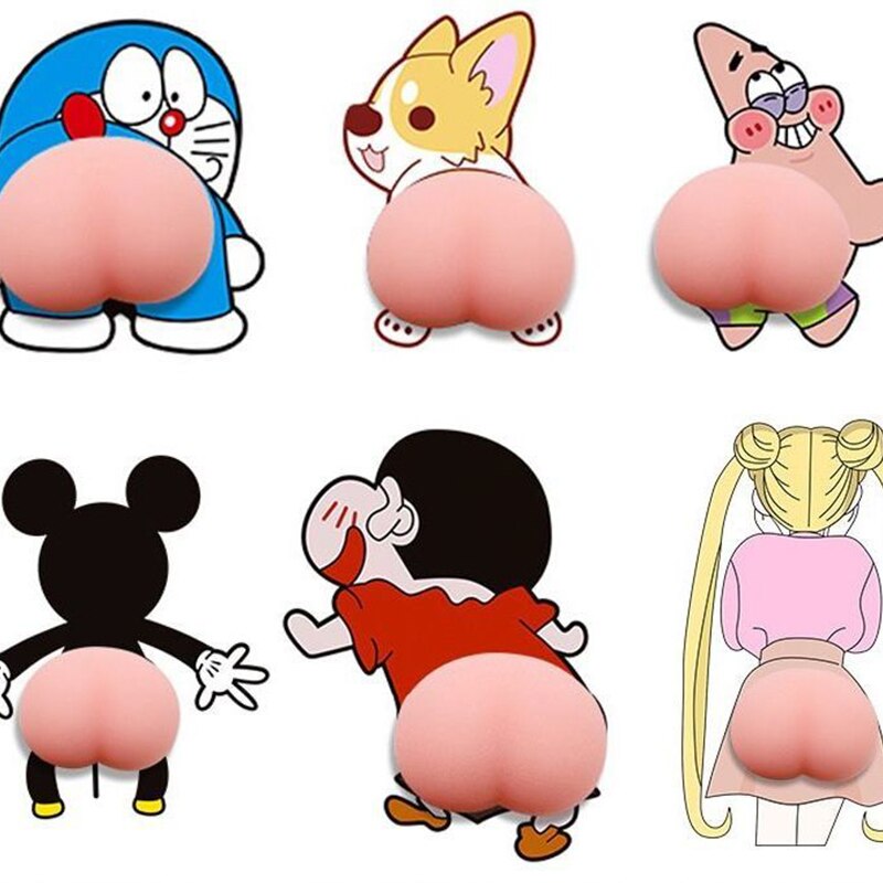 Anti-Colisão 3D - Sticker Ass