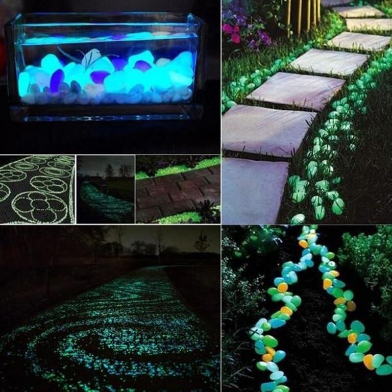 Pedras Luminosas para Jardins e Aquario