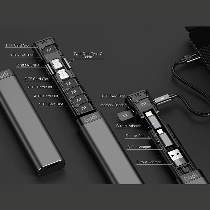 BUDI Multifuncional Adaptador USB