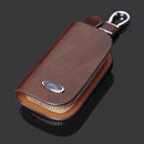 Capa Chave Luxo Couro legítimo textura de madeira - Pegale Shop 